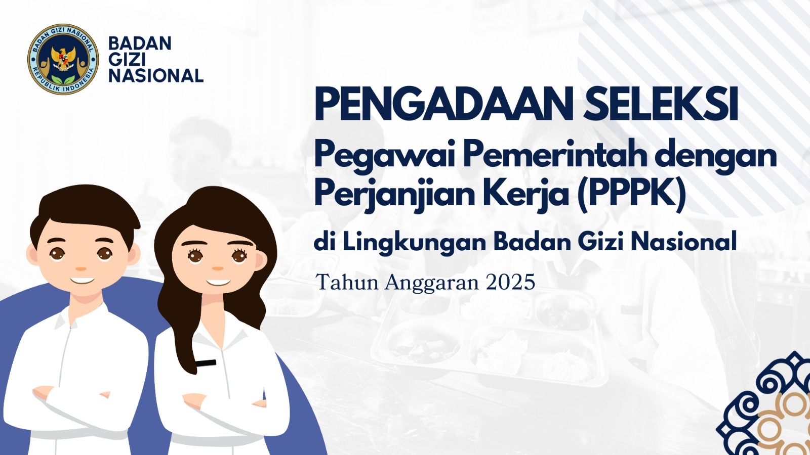 Pengumuman Seleksi Pengadaan Pegawai Pemerintah Dengan Perjanjian Kerja Tingkat Instansi Tahap II di Lingkungan Badan Gizi Nasional Bener Meriah Tahun Anggaran 2025